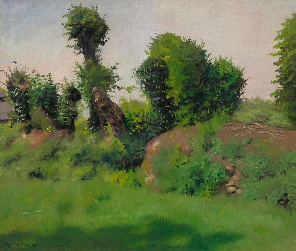 La siepe, Honfleur, 1909